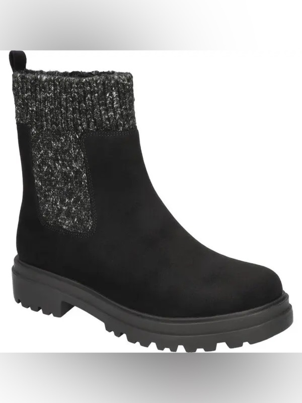 Bella vita black  gable chelsea lug boots nib sz 11 WW.